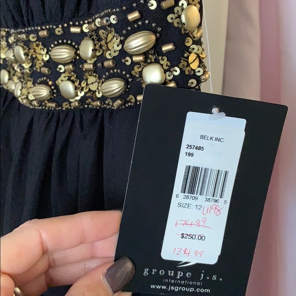 Black Cocktail Dress - Picture 3 of 5